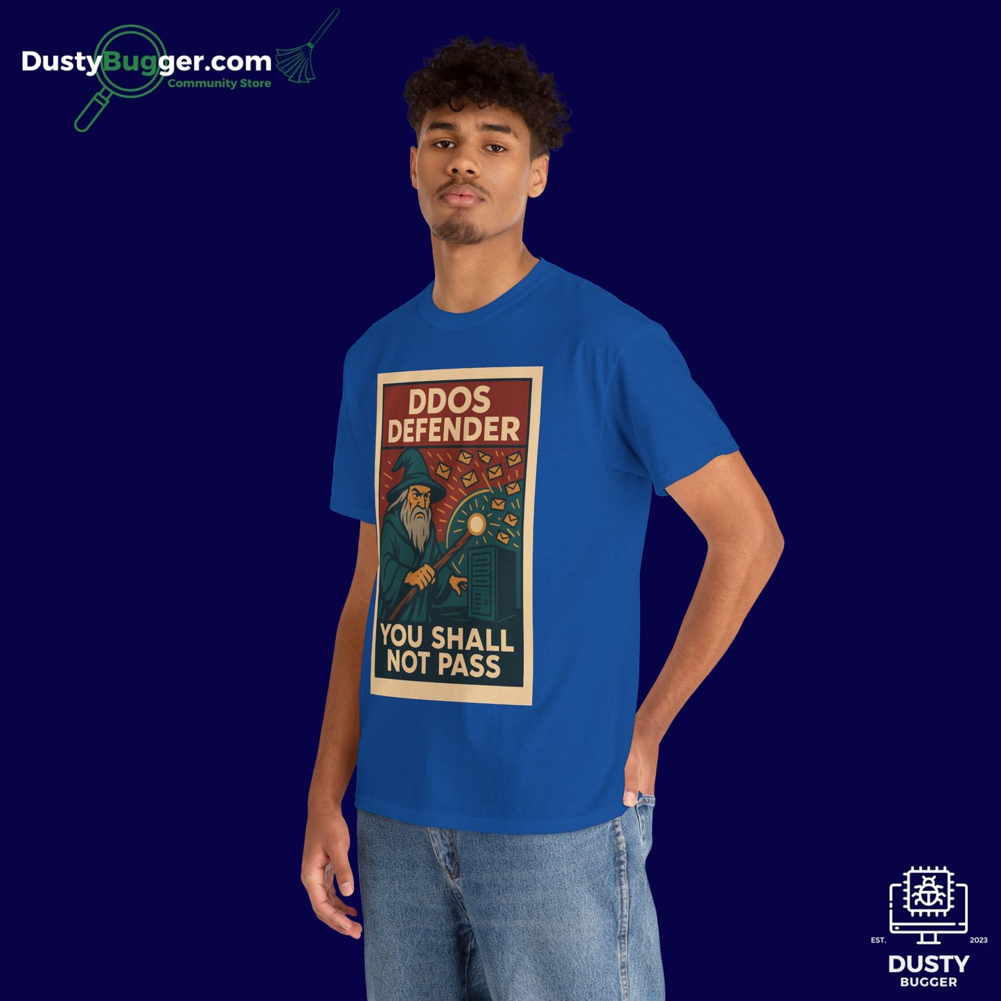 DDOS DEFENDER - Cyber Security - Unisex Heavy Cotton Tee
