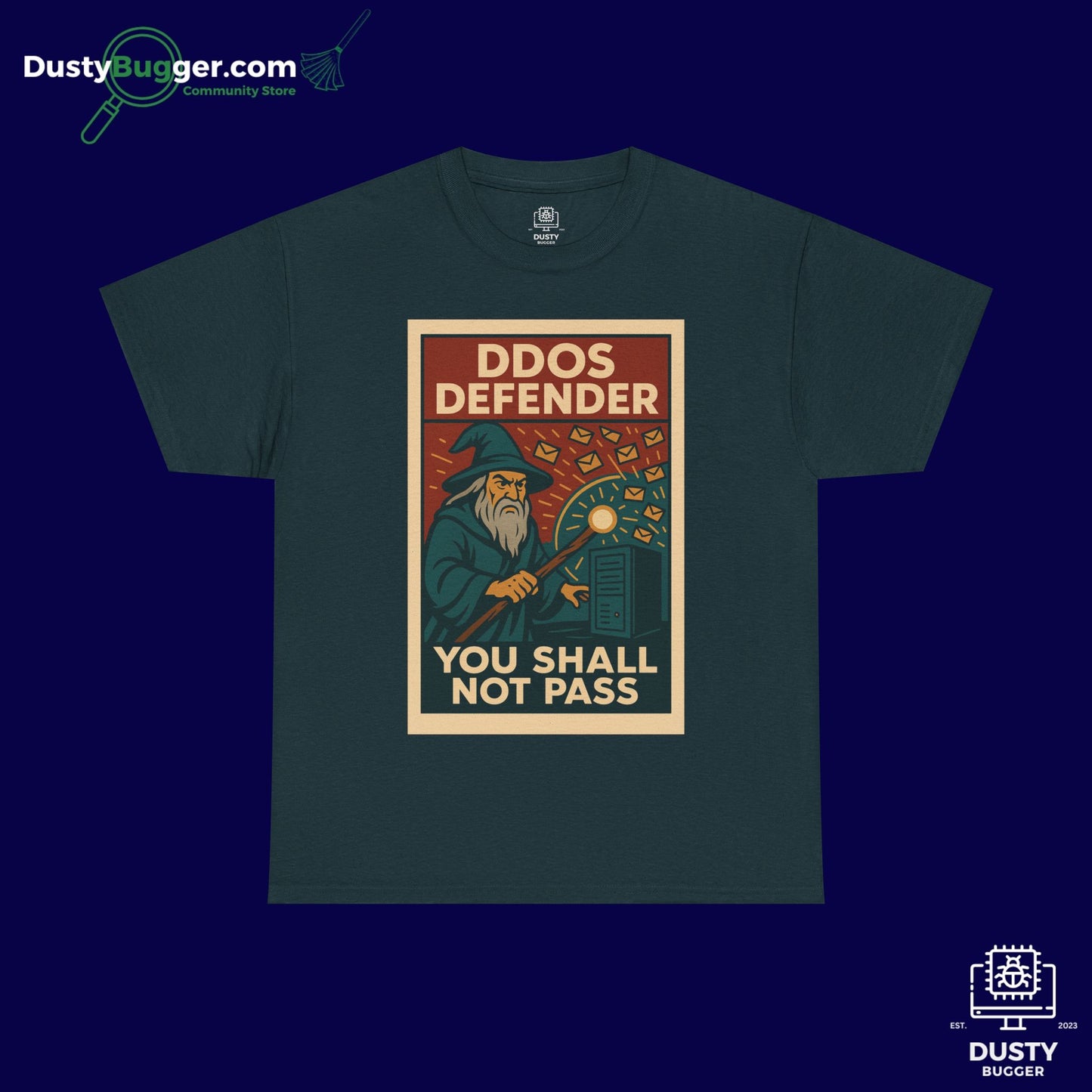 DDOS DEFENDER - Cyber Security - Unisex Heavy Cotton Tee
