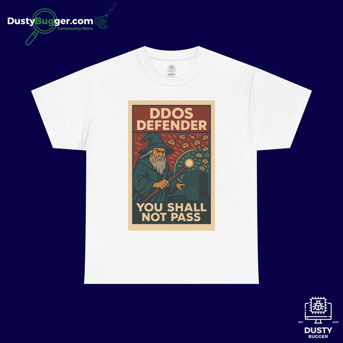 DDOS DEFENDER - Cyber Security - Unisex Heavy Cotton Tee