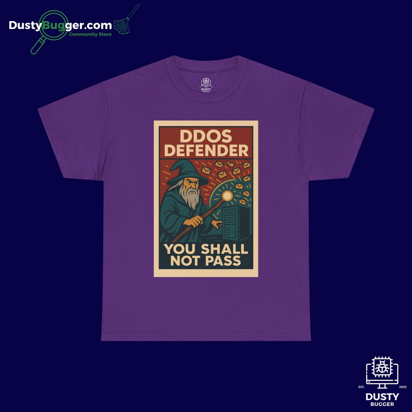 DDOS DEFENDER - Cyber Security - Unisex Heavy Cotton Tee