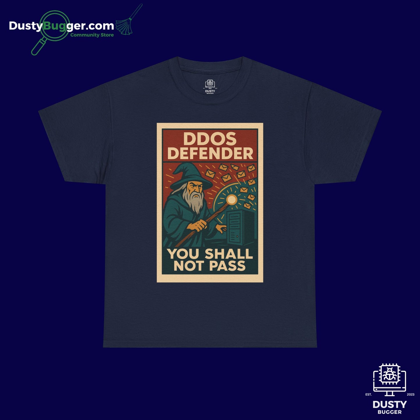 DDOS DEFENDER - Cyber Security - Unisex Heavy Cotton Tee