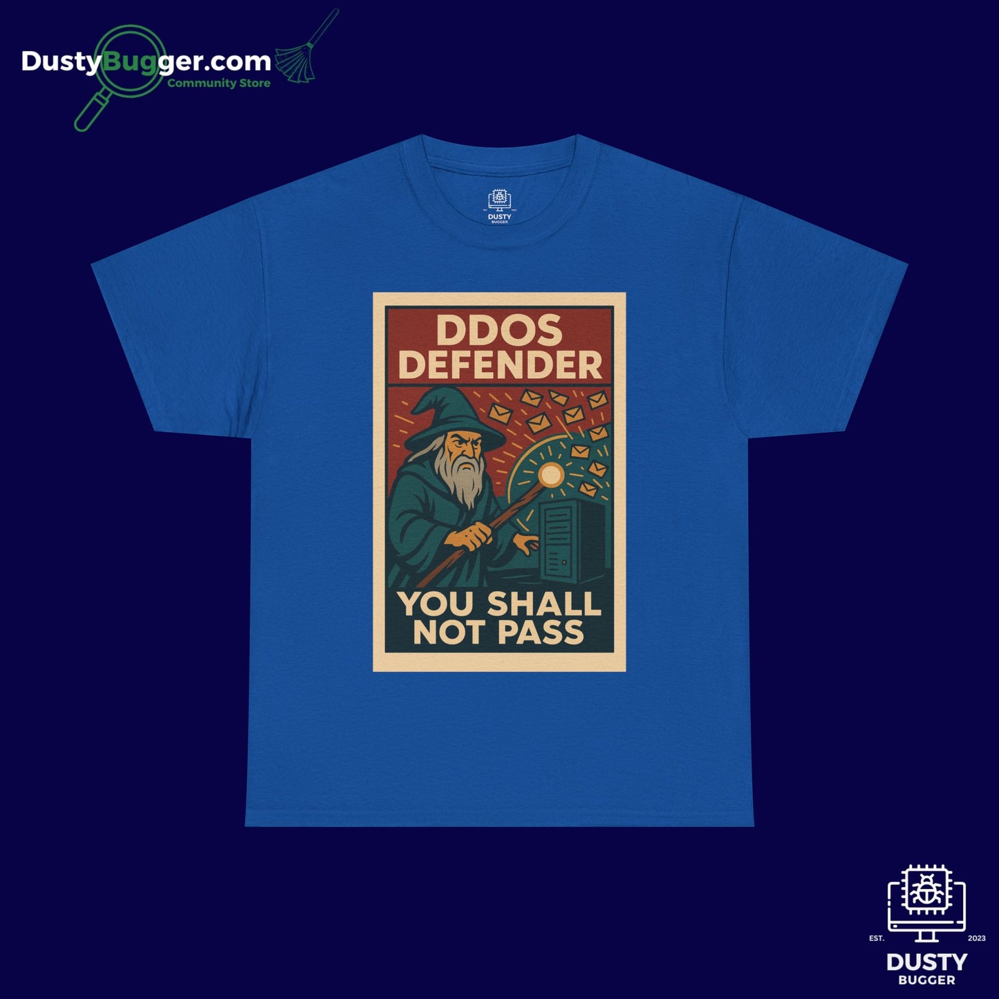 DDOS DEFENDER - Cyber Security - Unisex Heavy Cotton Tee