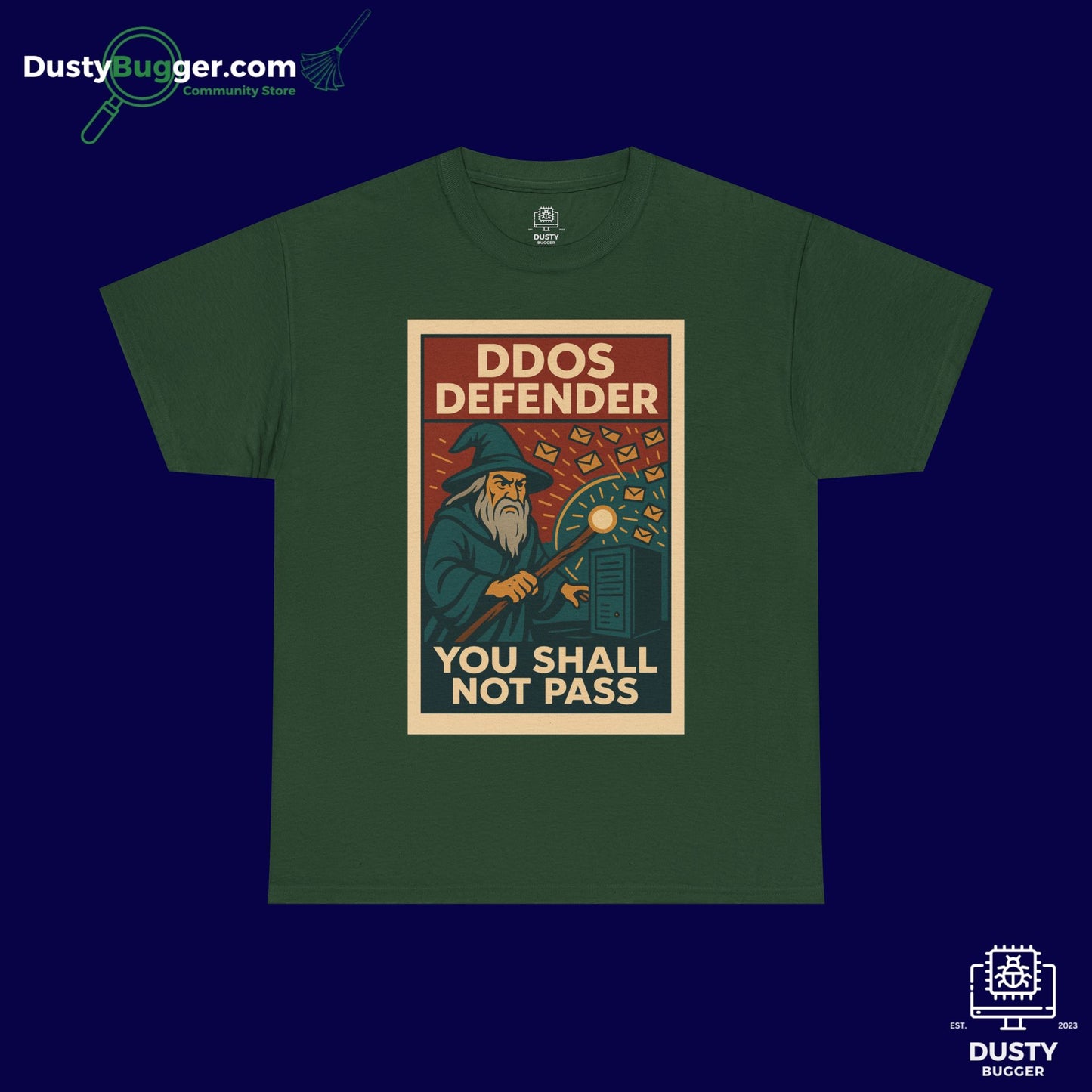 DDOS DEFENDER - Cyber Security - Unisex Heavy Cotton Tee