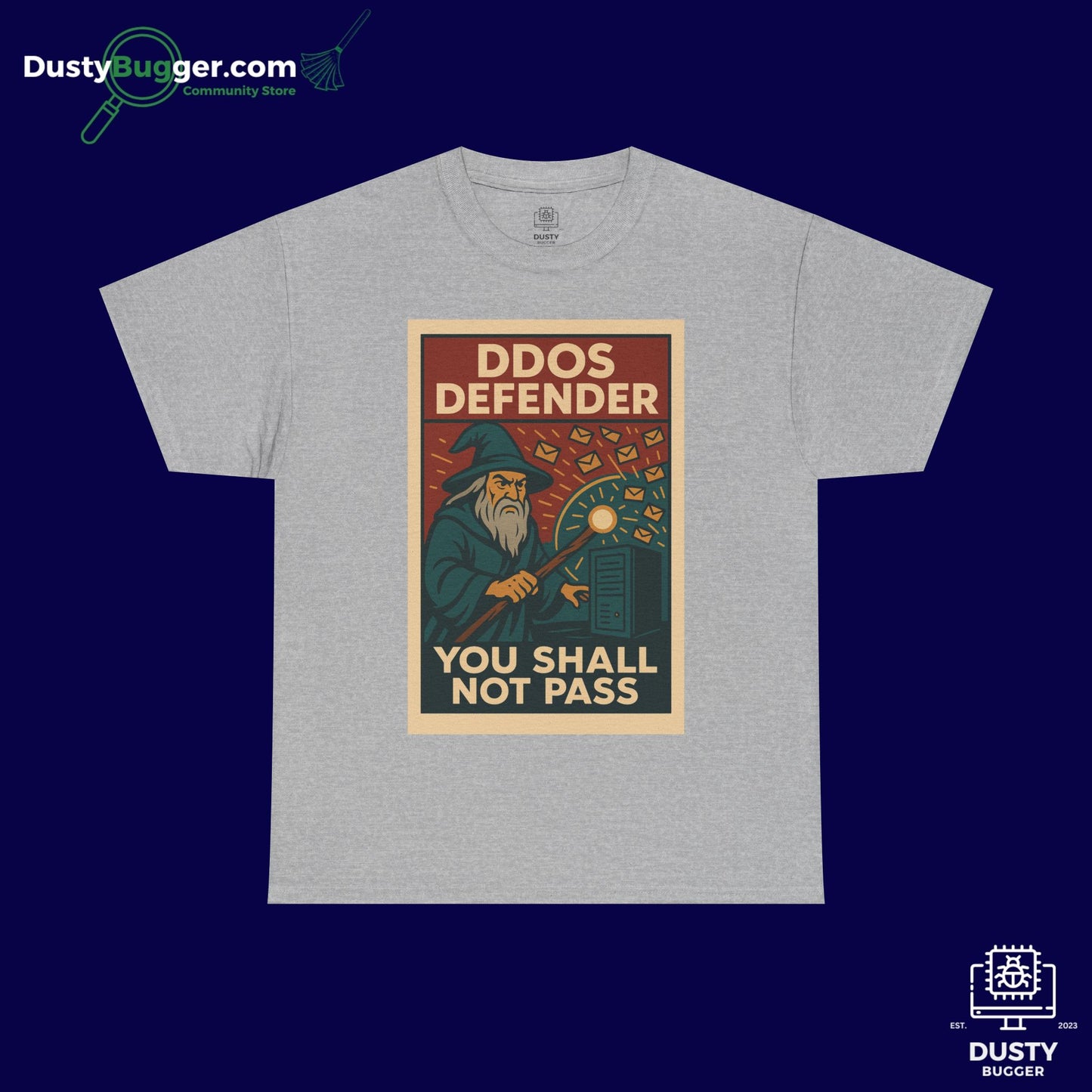 DDOS DEFENDER - Cyber Security - Unisex Heavy Cotton Tee